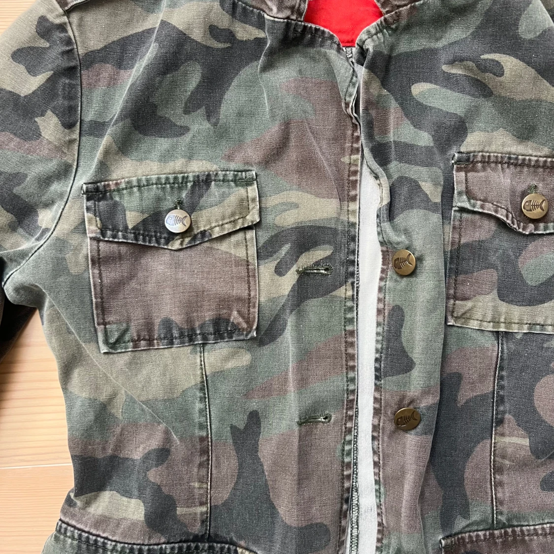 Militär jeansjacka! - 92