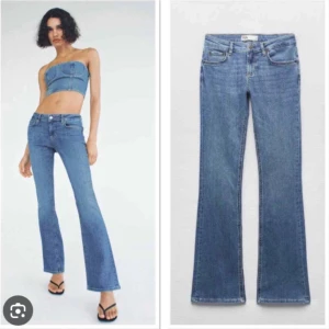 Low waist bootcut jeans  - Säljer dessa trendiga Lågmidjade bootcut jeans från zara som tagits bort från hemsidan! 