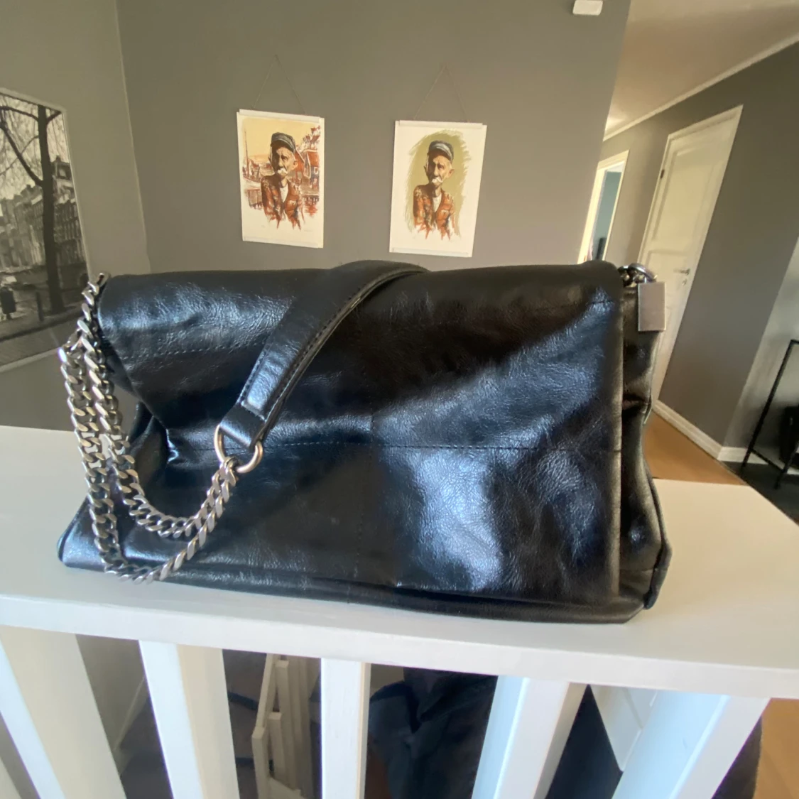 Svart zara väska - 90