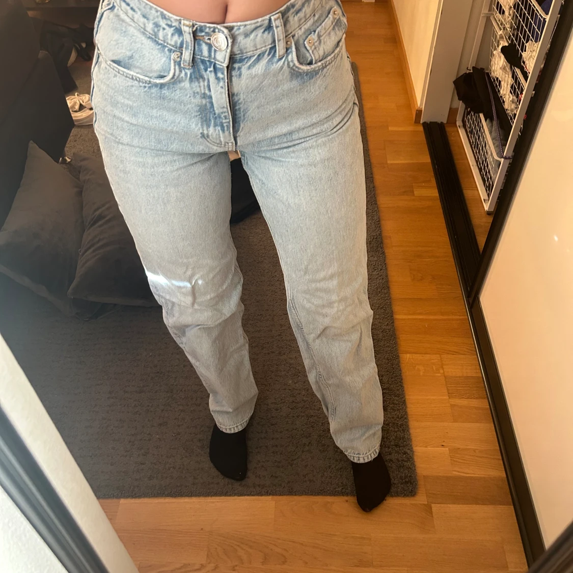 Blåa jeans 