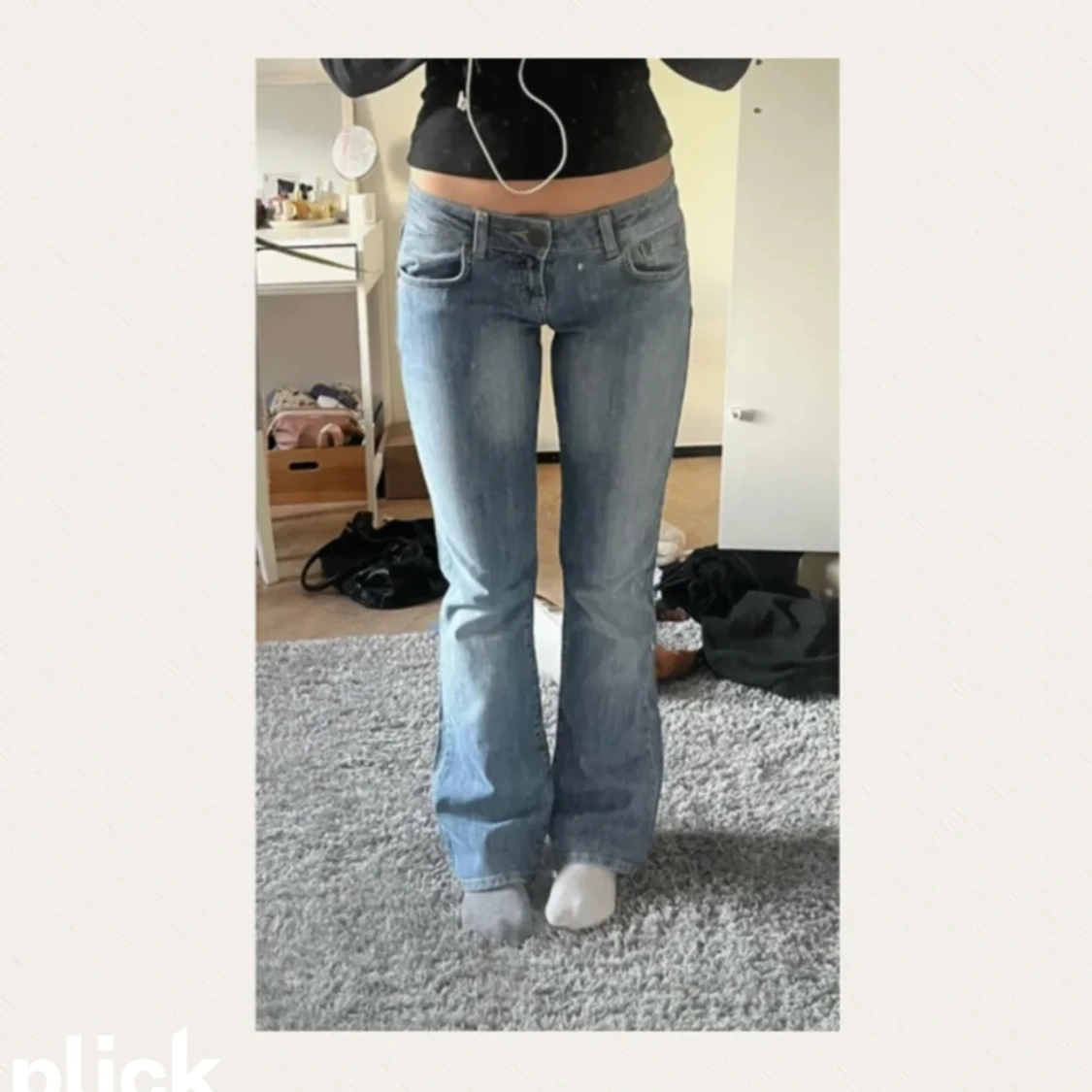 Lågmidjade jeans - 90