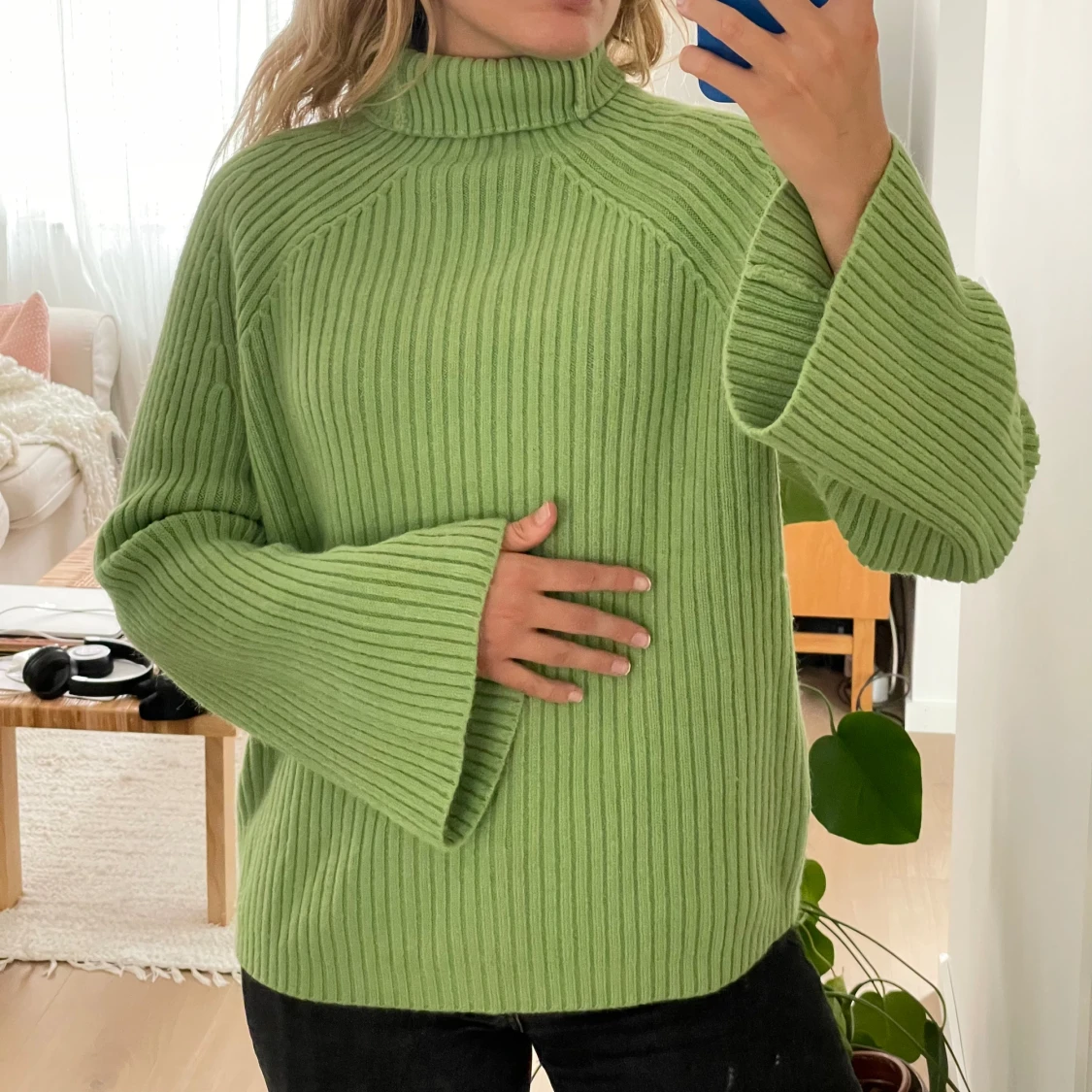 Ribbstickad tröja Storets - 90