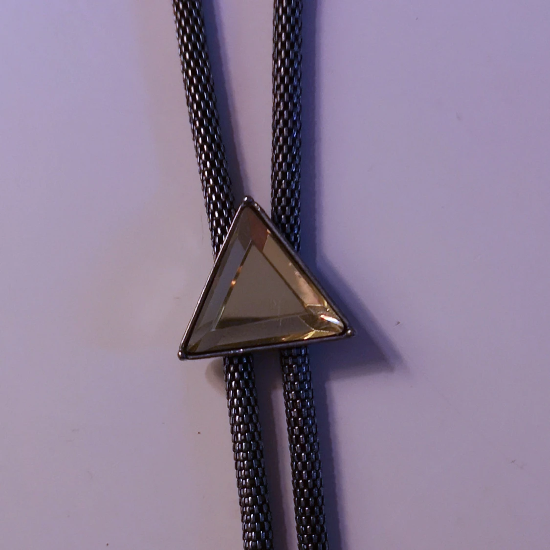 Bolo tie silver - 1