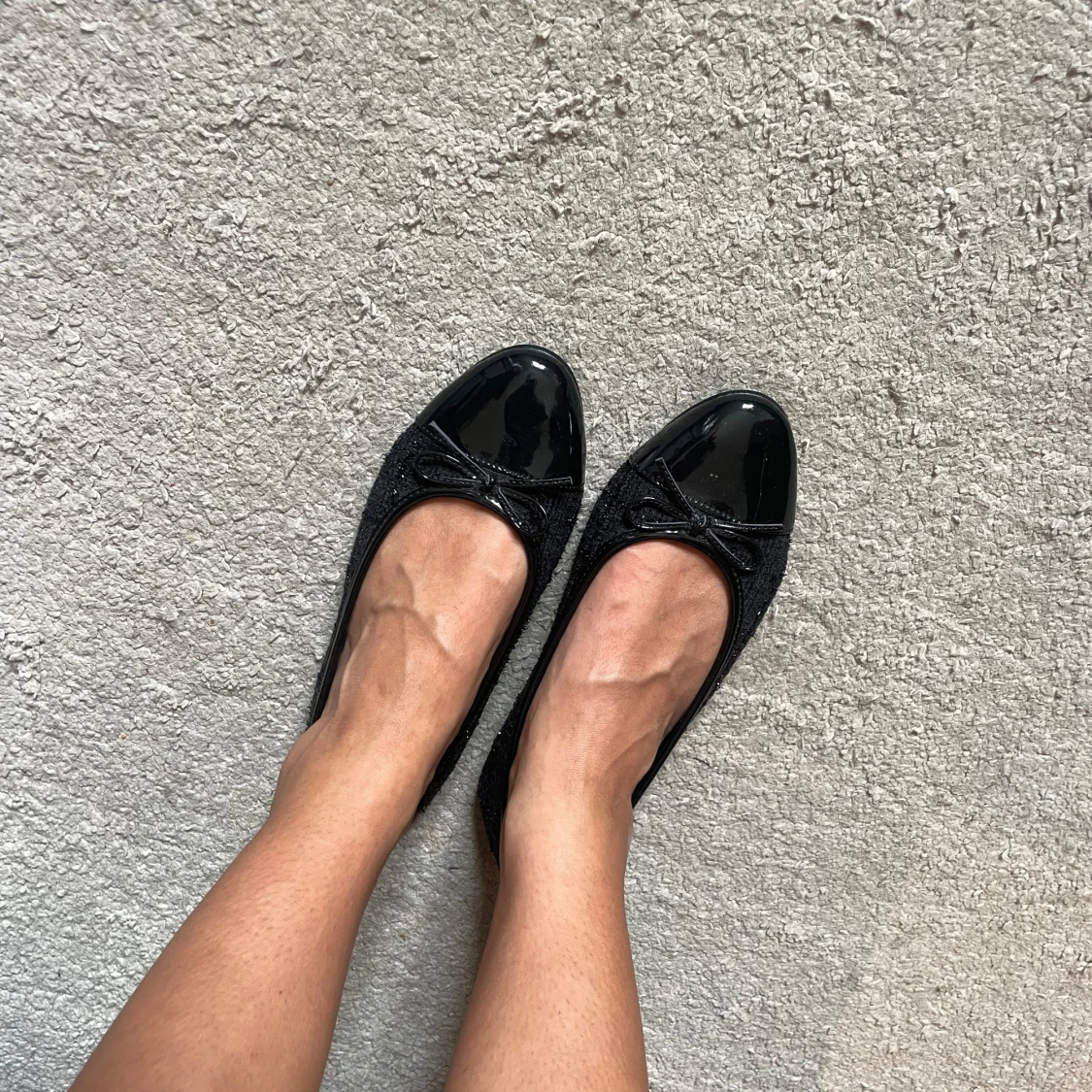 Svarta ballerinaskor - 91