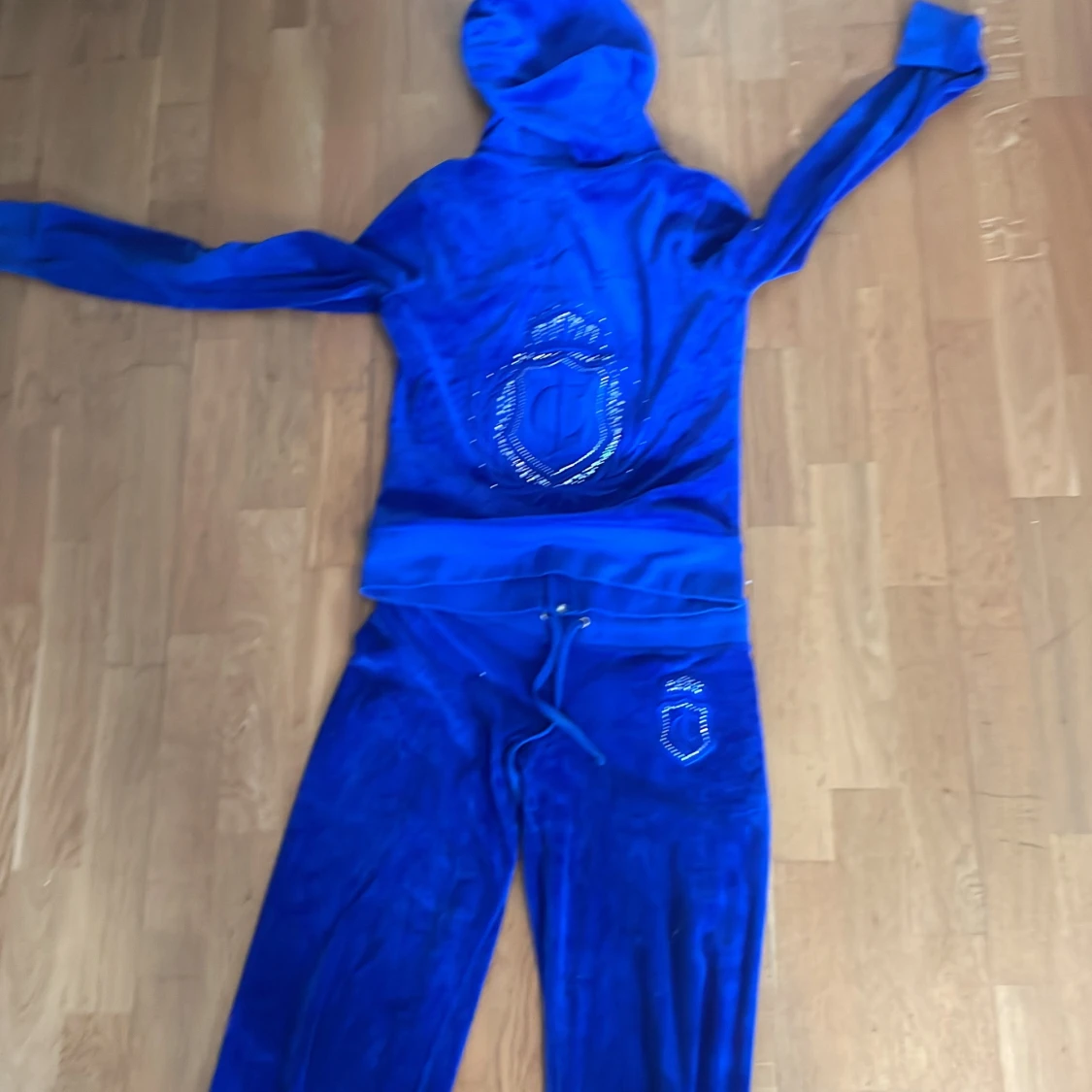 Blått jucie coutur set  - 90