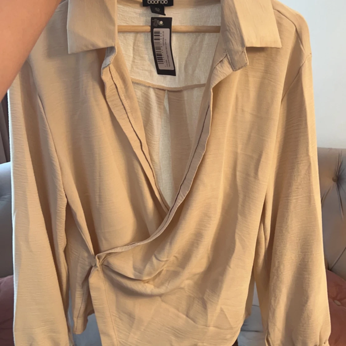 Beige blus