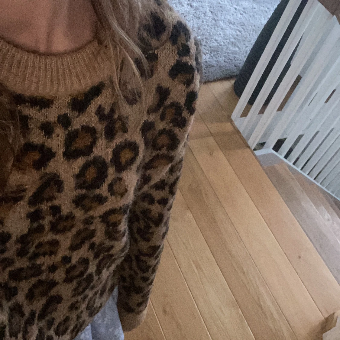 Leopardmönstrad tröja - 92