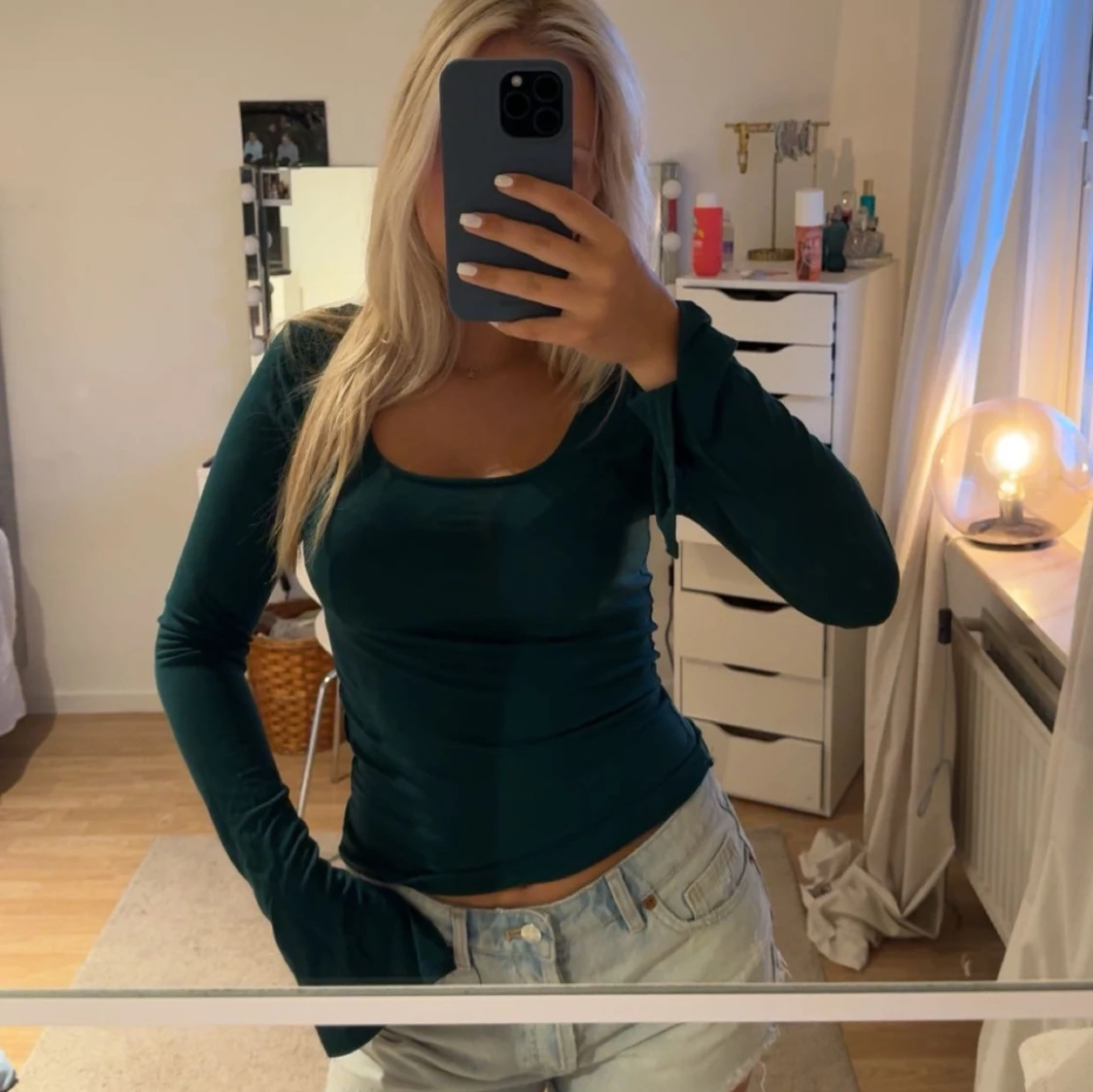 Grön långärmad - 90