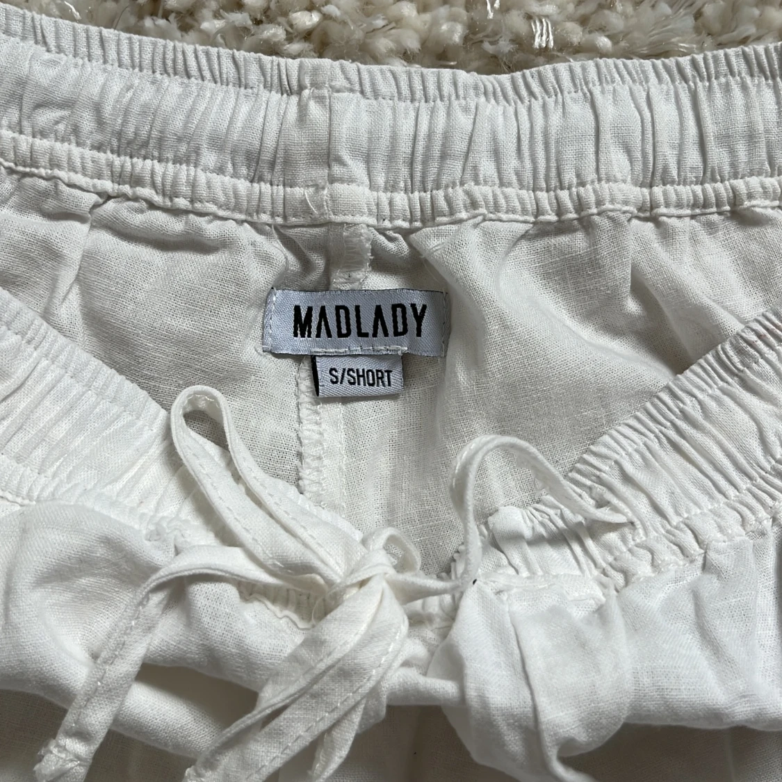 Madlady linnebyxor mid-waist - 91