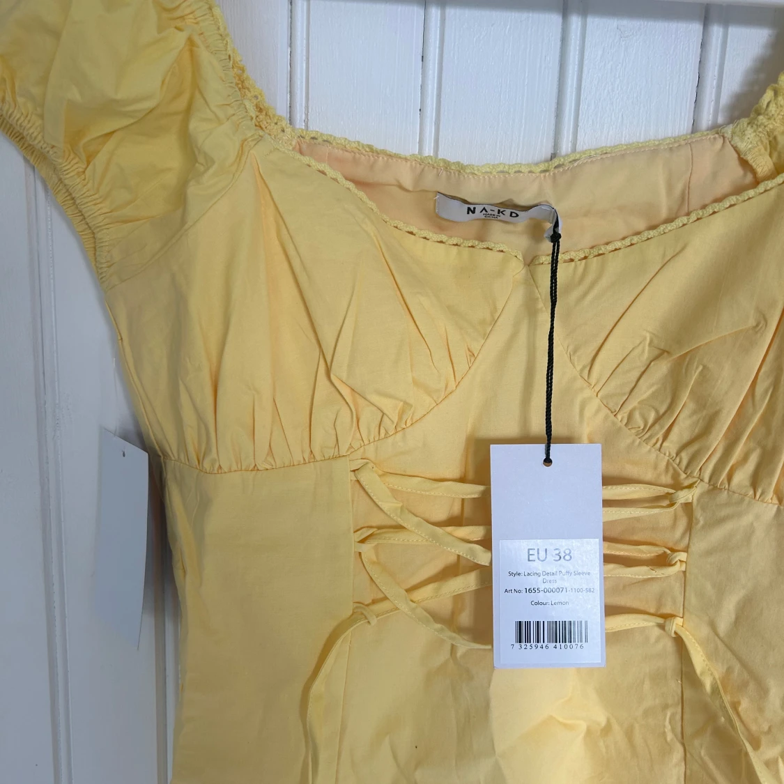 Gul sommarklänning NAKD - 90