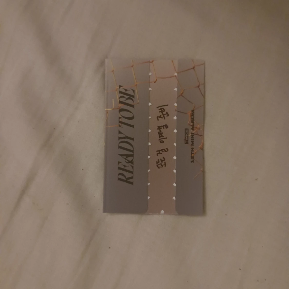 Jeongyeon message photocard - 90