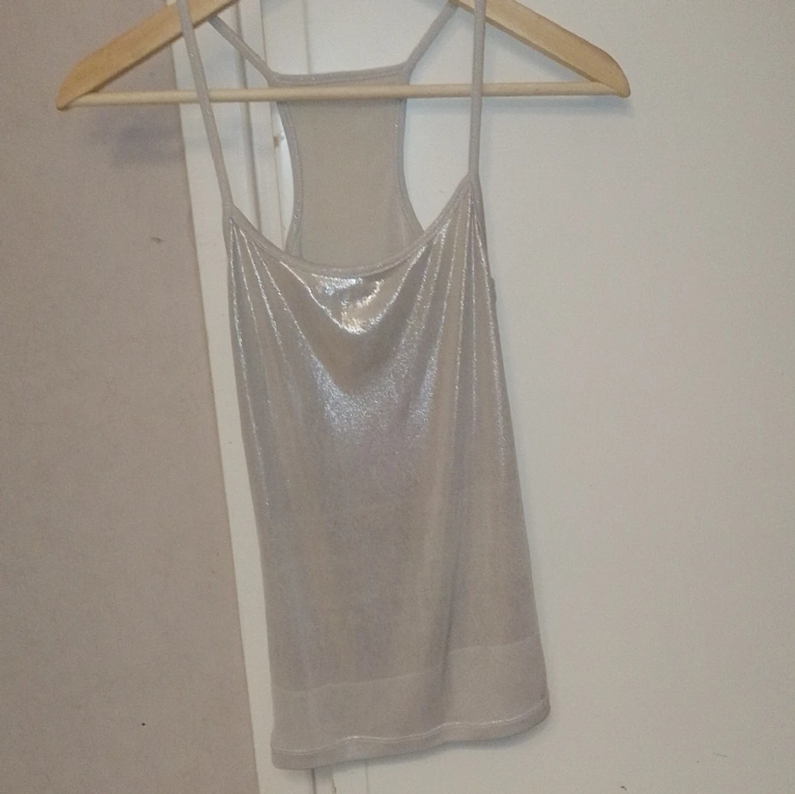 Silverblänkande linne Strl S  