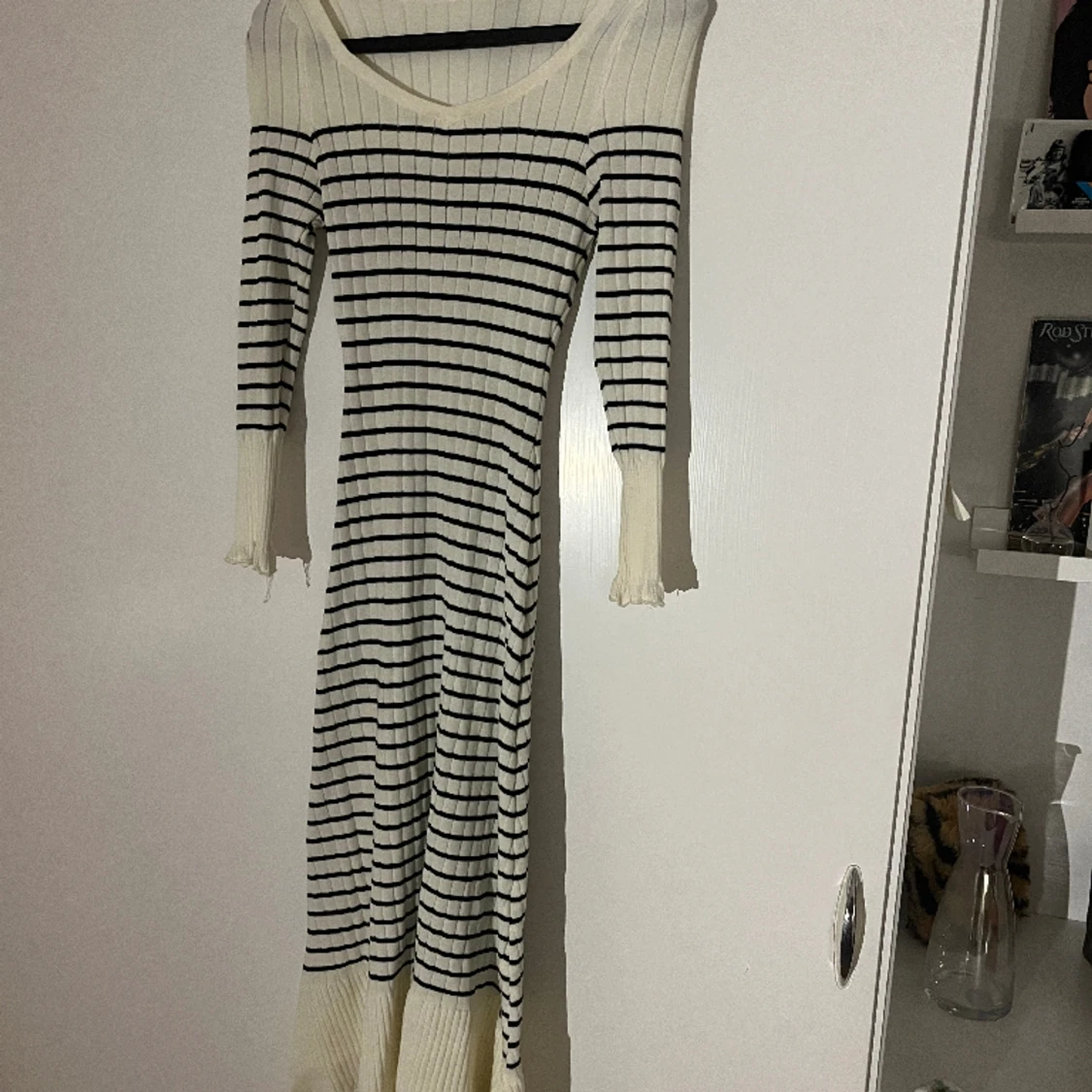 Randig klänning, xs eller s - 90