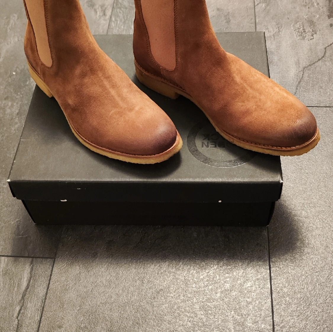 Woden Charles Mocka Chelsea boots 41 (Ny)
