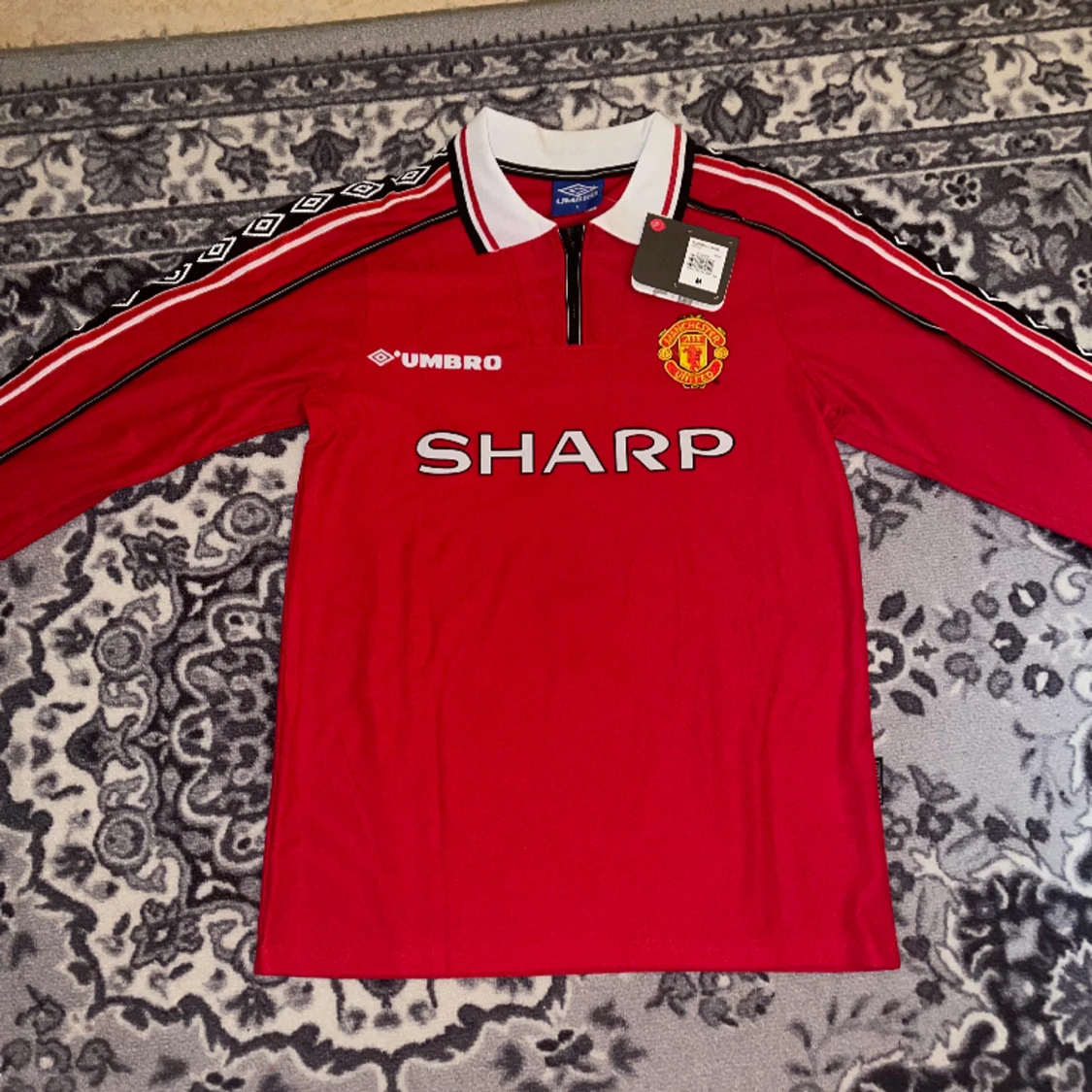 Retro Manchester United beckham tröja 