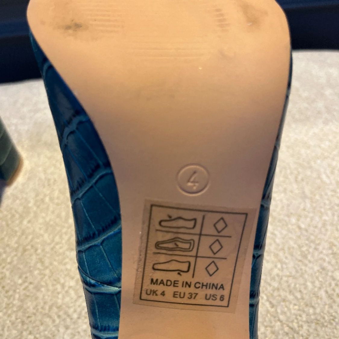 Statement piece klackskor, strl.37 - 91