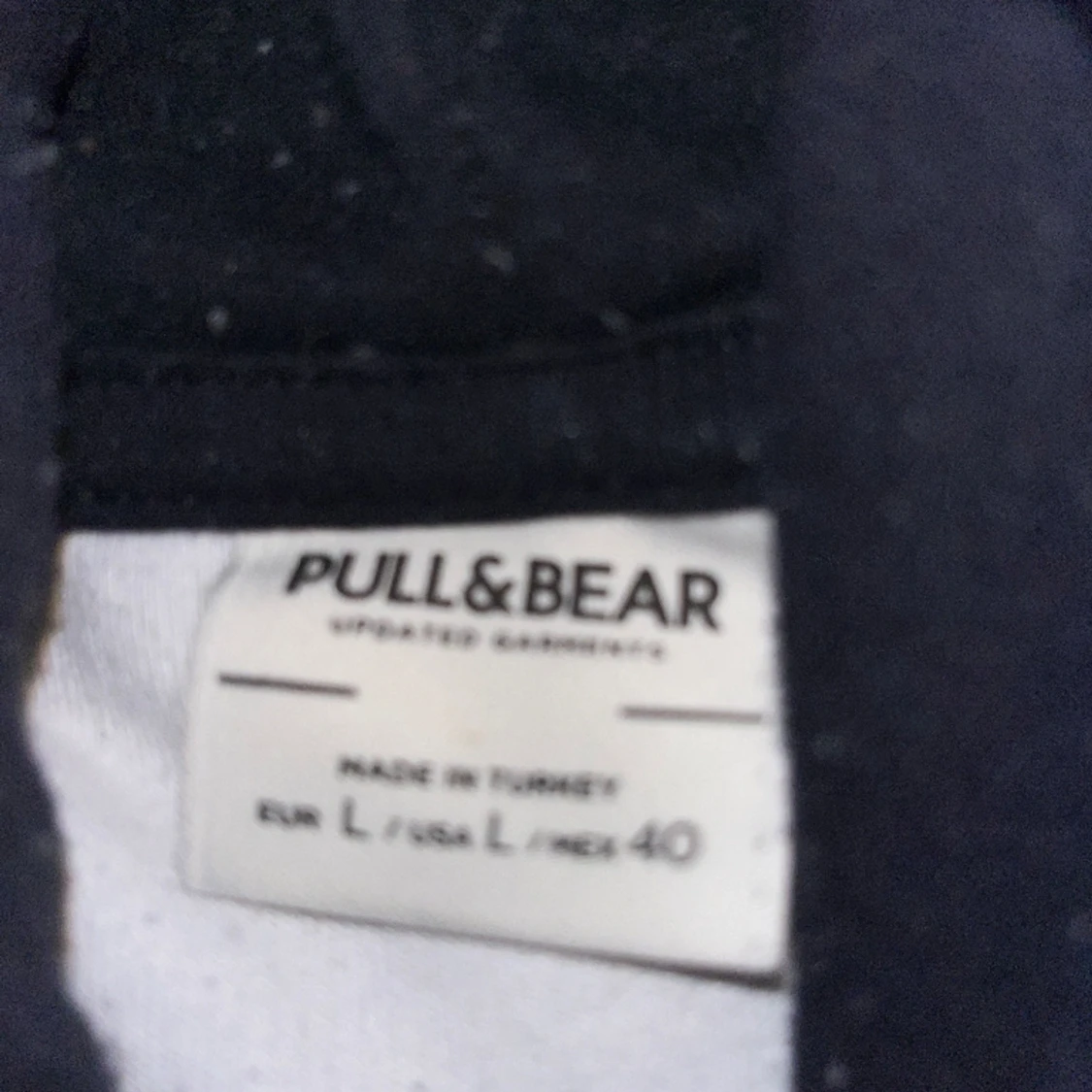 Vit/blå hoodie från Pull&Bear - 91