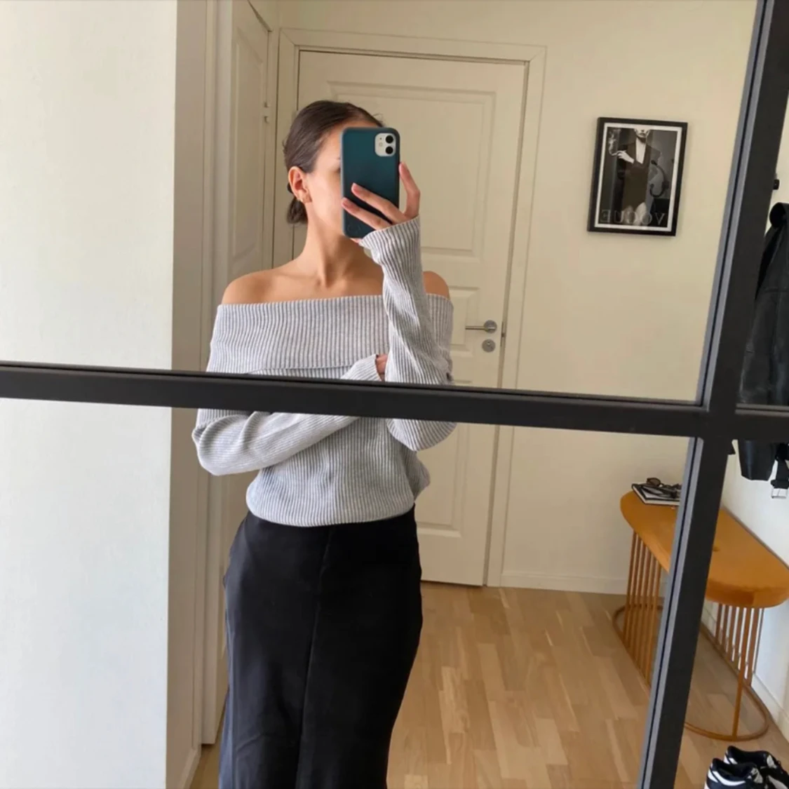 Off shoulder tröja - 90