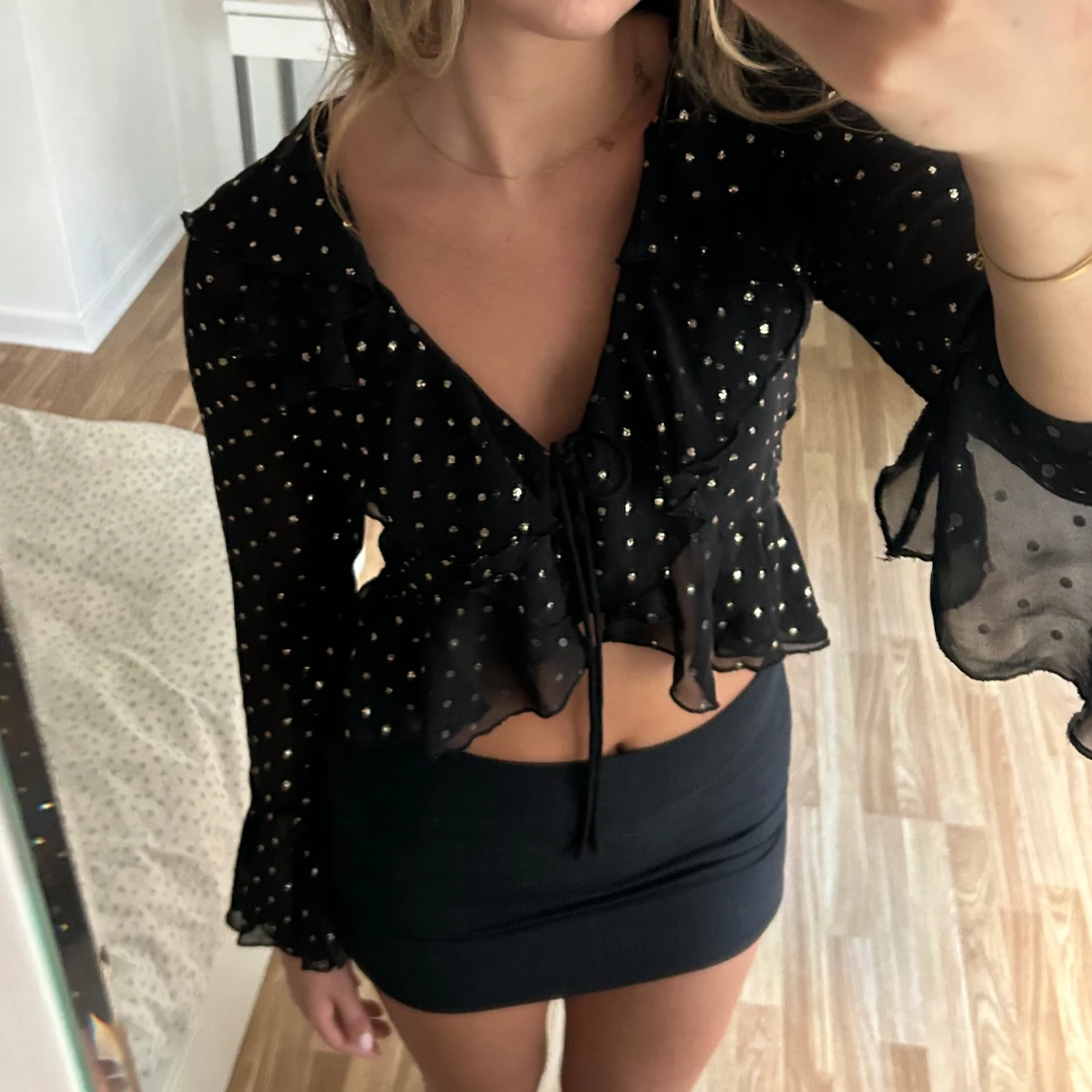 Glittrig festtopp - 90