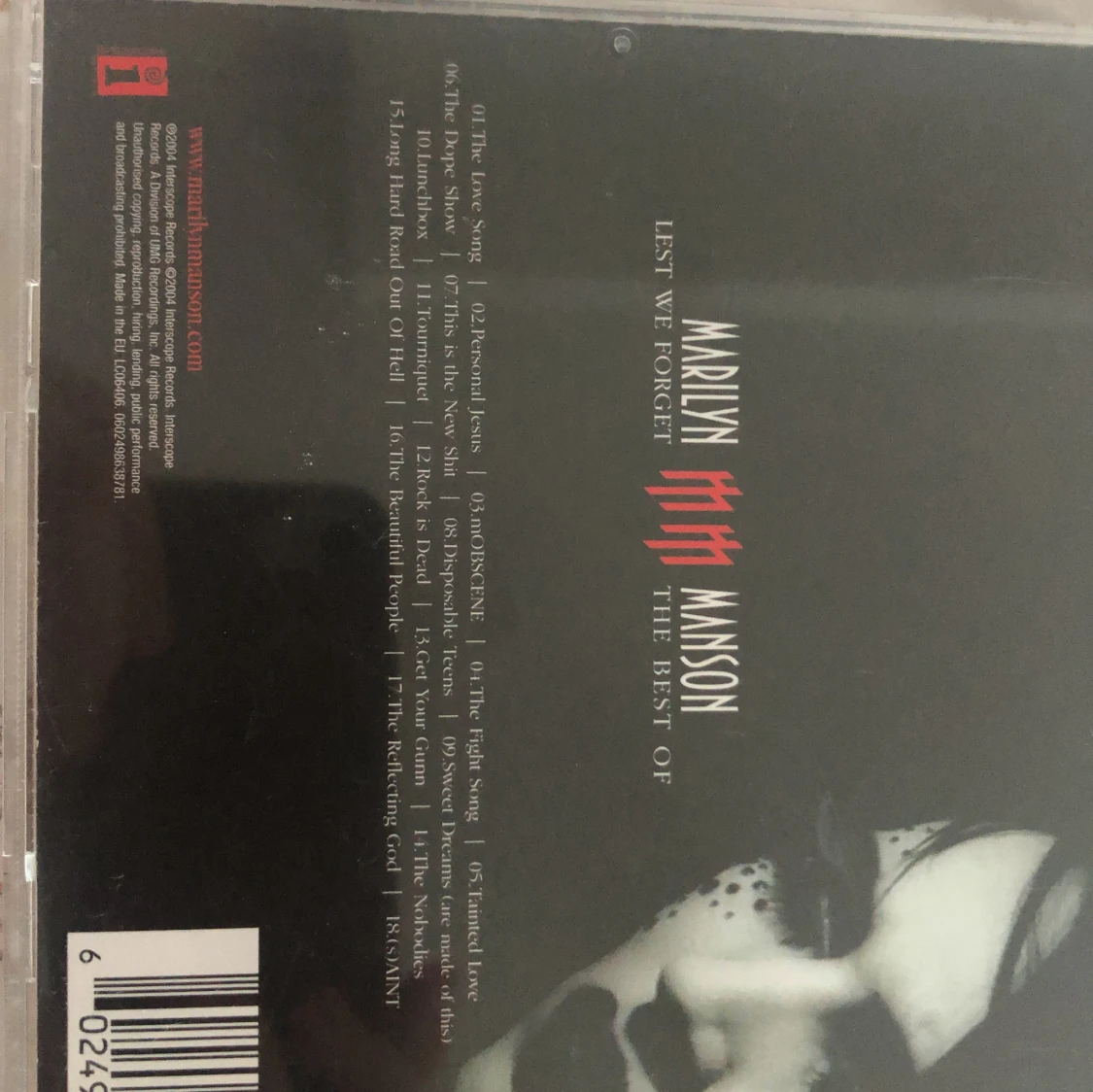 Marilyn Manson cd - 91