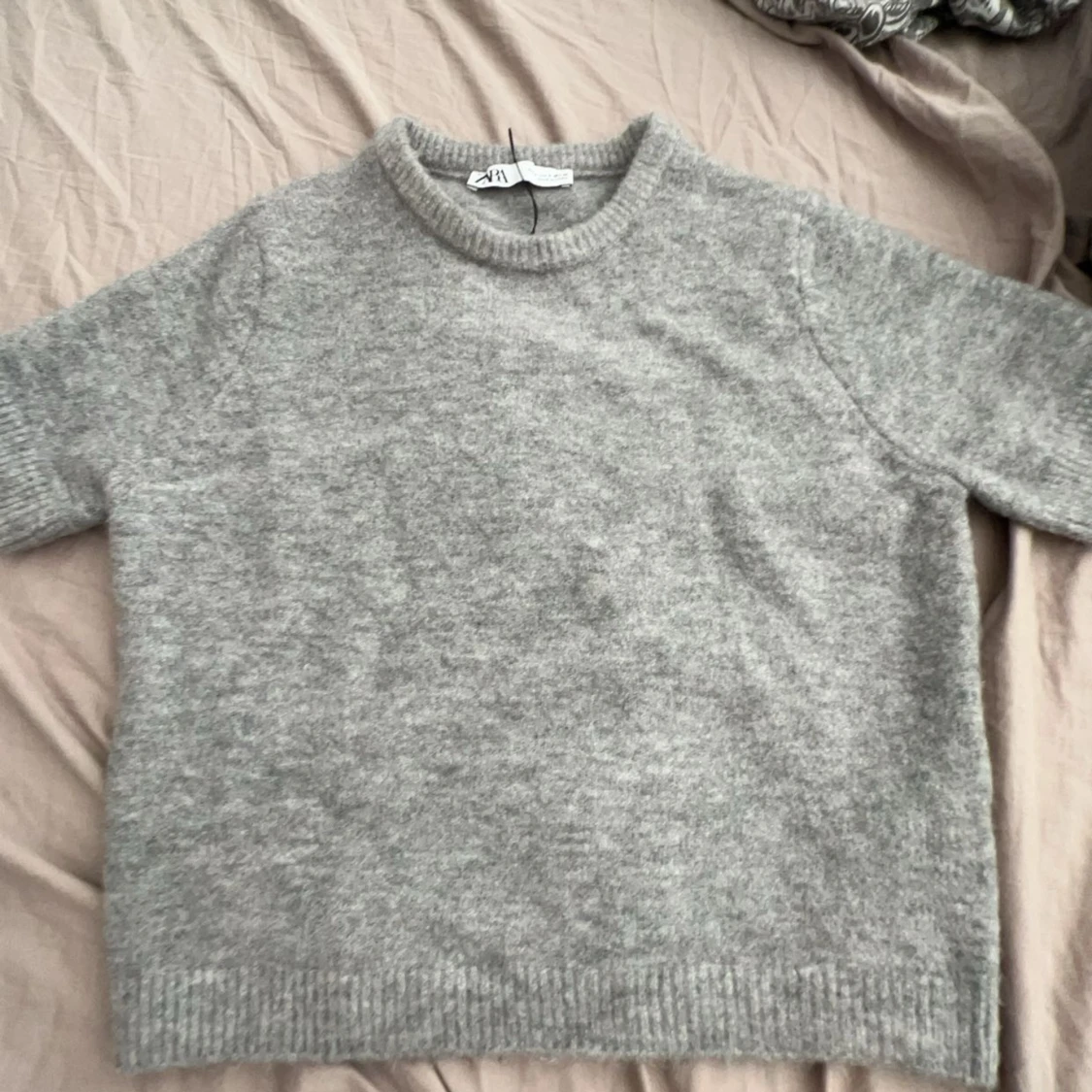 Stickad zara tröja  - 90