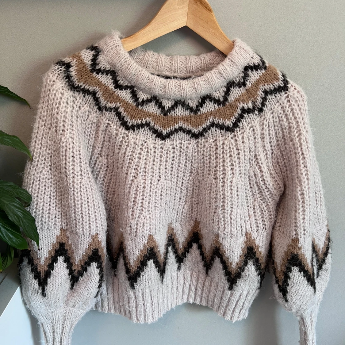Stickad tröja