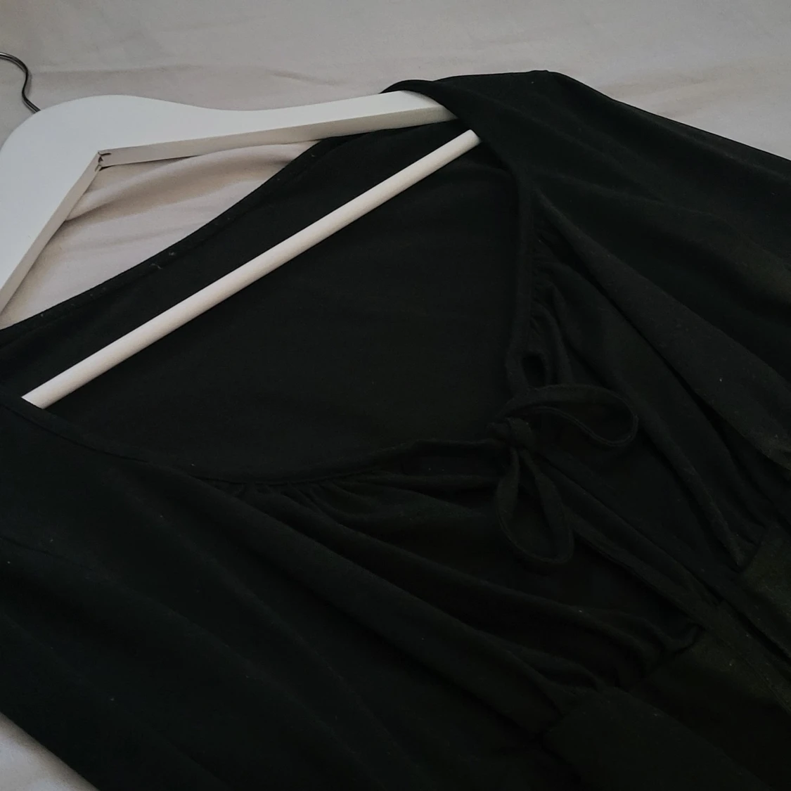 Svart långärmad topp