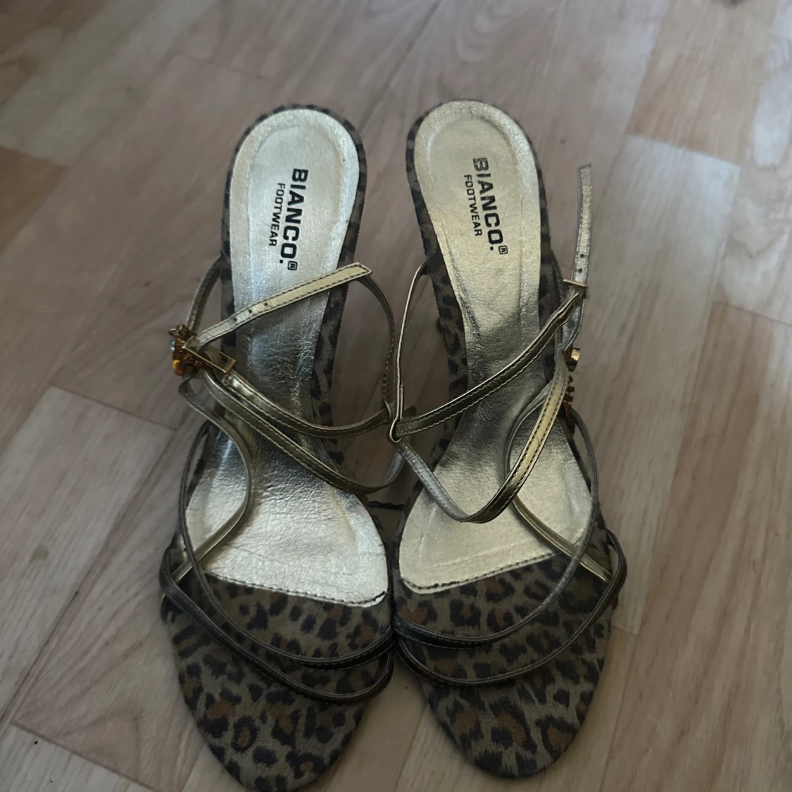 Vintage Leopard klackar 