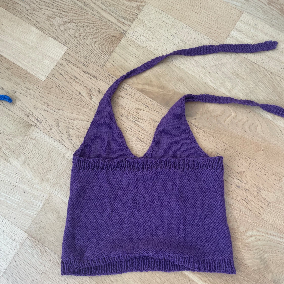 Lila stickad topp💜💜 - 90