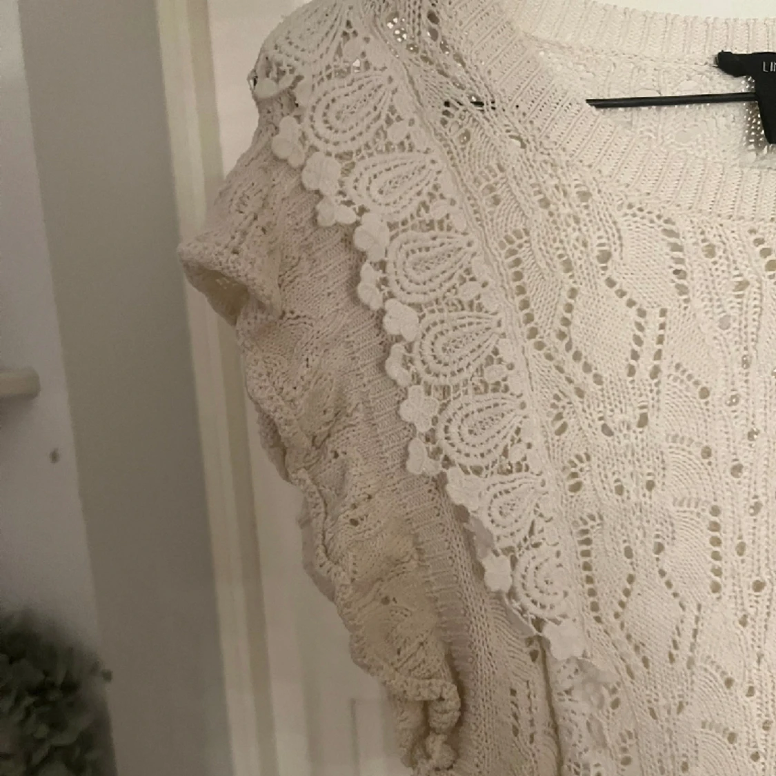 Virkad volang topp - 91