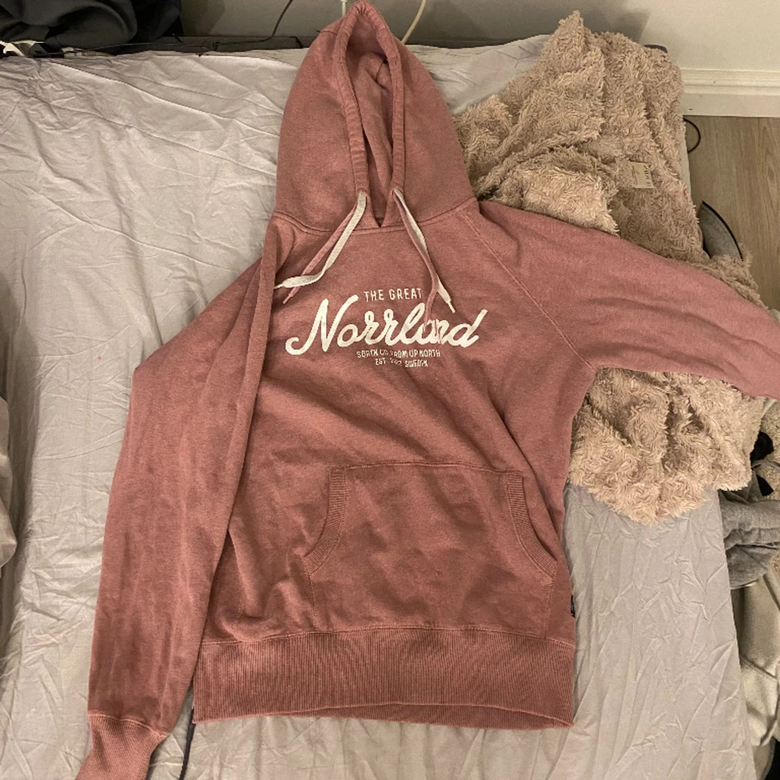 Norrlands hoodie,rosa - 90