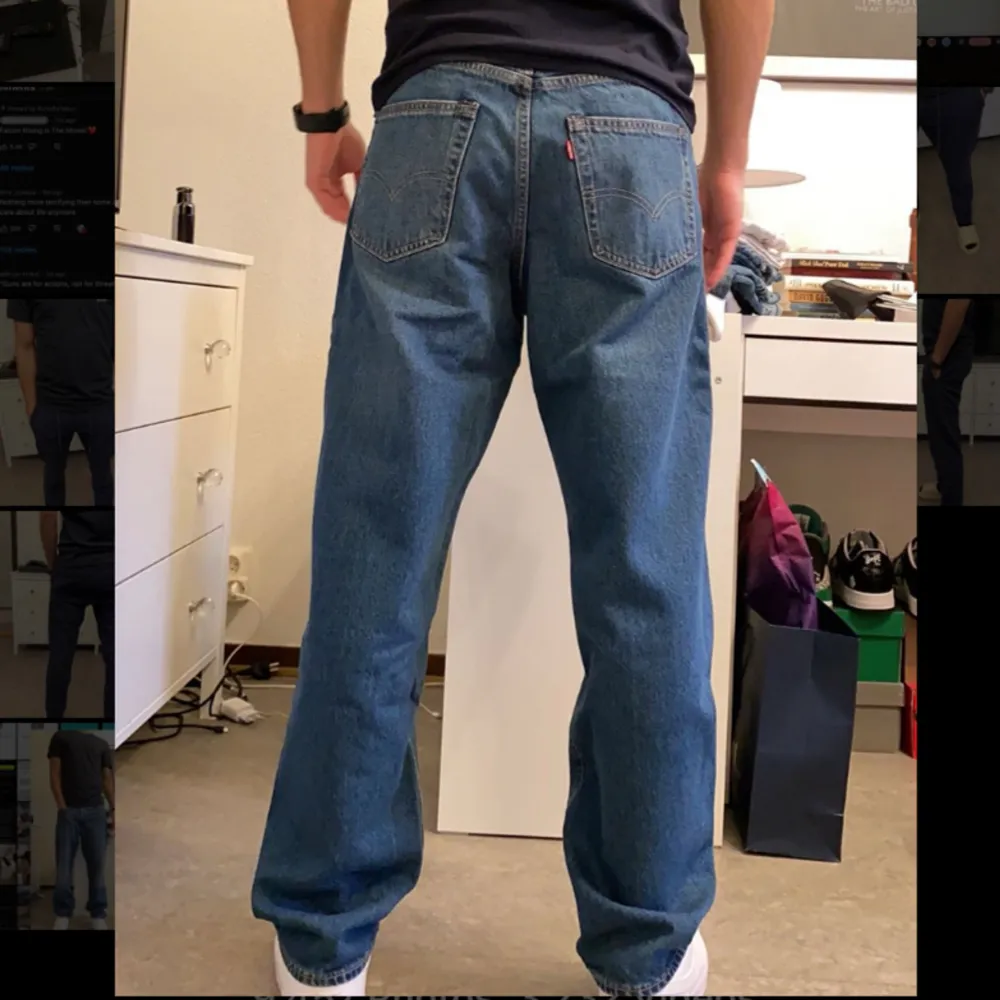 Stay loose levis jeans, Slänger sig snyggt över skorna.  Använda 2-3 gånger så det är nyskick på jeansen. Jeans & Byxor.