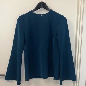 Blus - Enkel blus med fina sömmar.  Skönt material. Trumpetärmar.