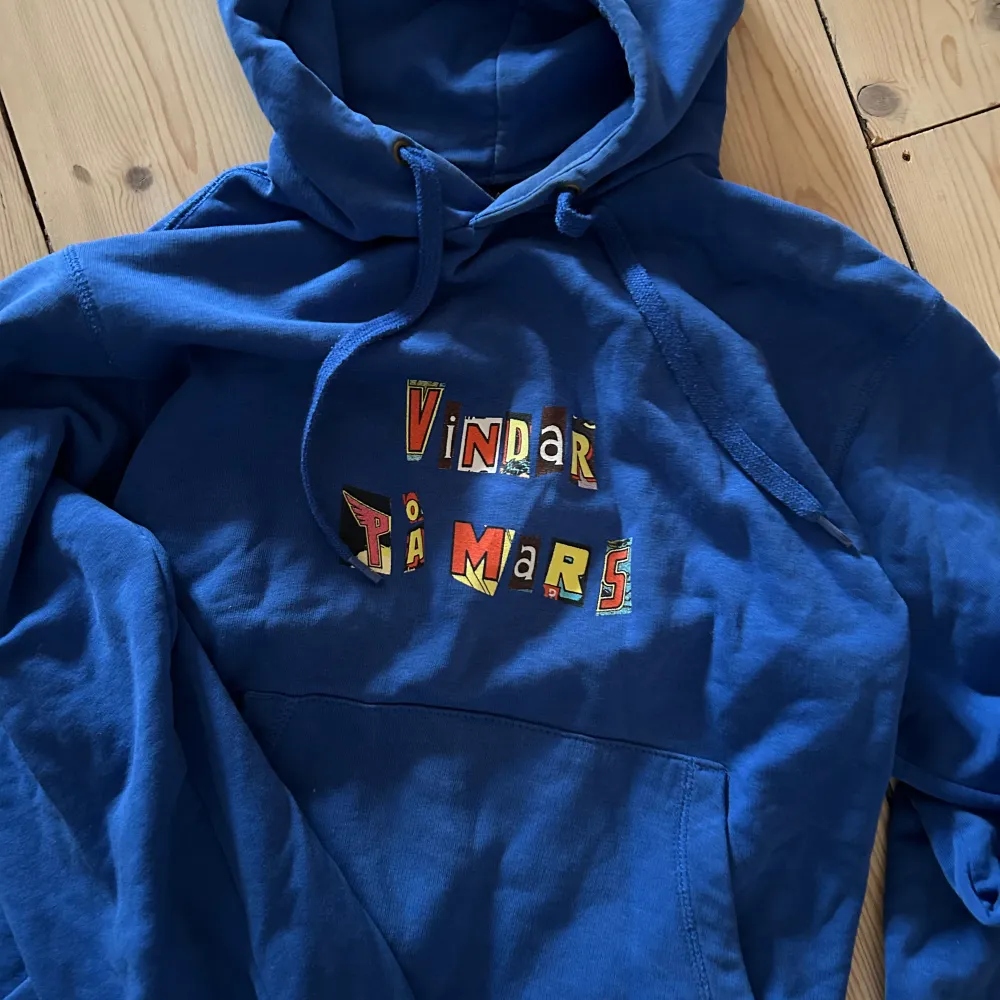 Säljer min supermysiga vindar på mars hoodie från hov1s gamla merch, finns ej att köpa ny längre. Väl använd men ej några synliga defekter! . Hoodies.