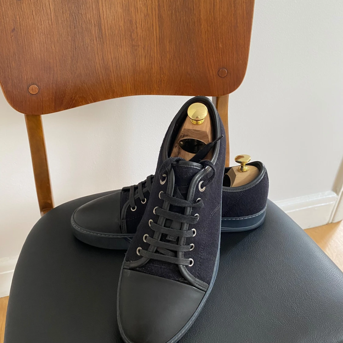 Lanvin Cap Toe Filt Sneaker