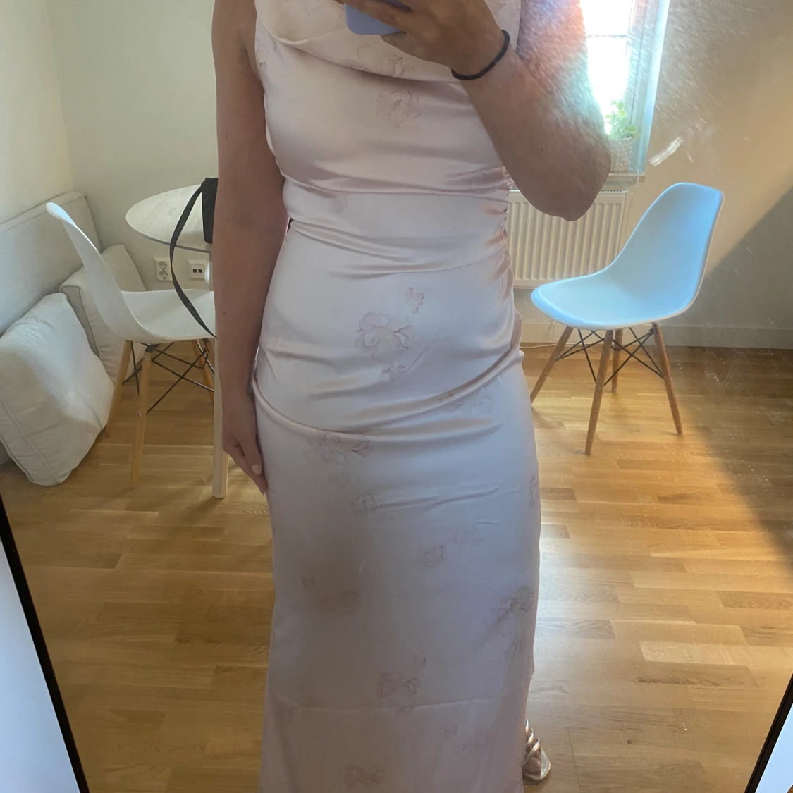 Adoore helt ny oanvänd satinklänning bröllopsgäst  - 93