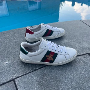 Gucci Ace Bee skor - Gucci Ace Bee skor | Skick 8,5/10 | Nypris 8,500kr | Storlek 40 passar 41,5 | Ingår Box, Dustbag och KVITTO + flera kort från Gucci | Kom privat för frågor och funderingar📩