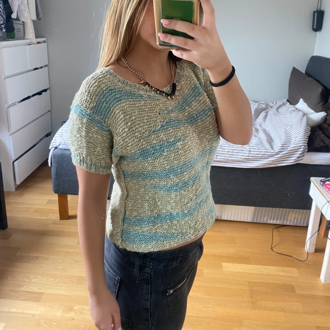 Stickad tröja  - 90