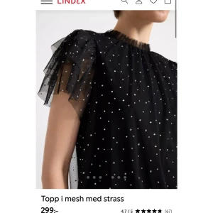 Fest topp - En fin oanvänd topp ifrån Lindex som är i jättebra skick, slutsåld på internet. Storlek M 💕