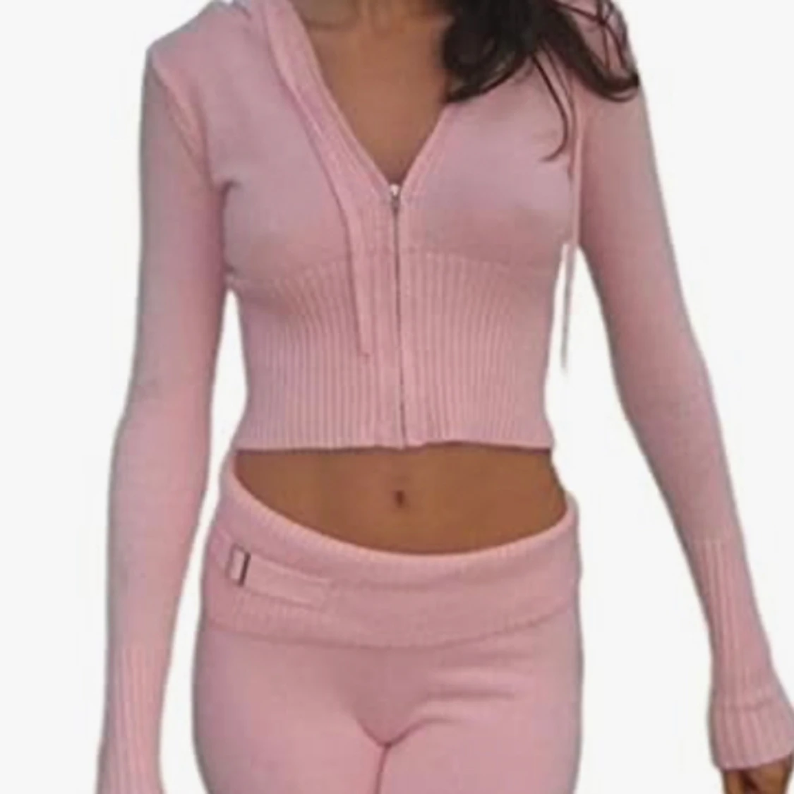 Stickade rosa sett - 91