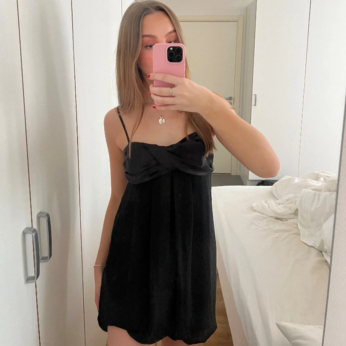 Jättesöt svart mini klänning 