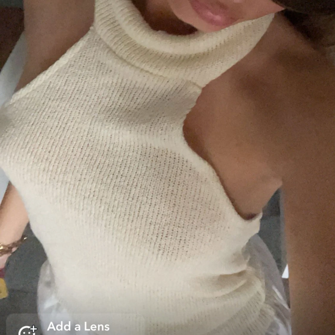 Stickad polotopp - 90