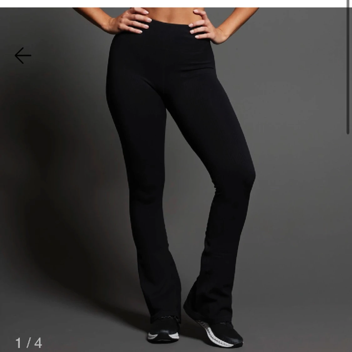 ribbade flare träningsbyxor lager 157 