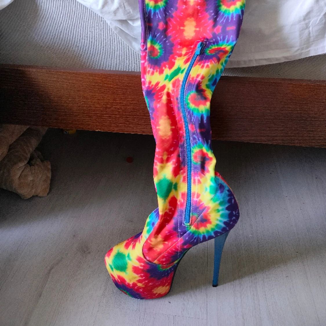 Högklackade boots  - 90