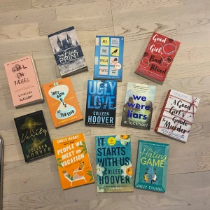 Böcker - Säljer alla dessa för 79 kr st förutom den vita  och ugly love, dem säljer jag för 50 då dem är i lite sämre skick men inte dåligt! Kan skicka extra bilder om man vill. SKRIV FÖRST så jag vet vilken bok ni vill köp