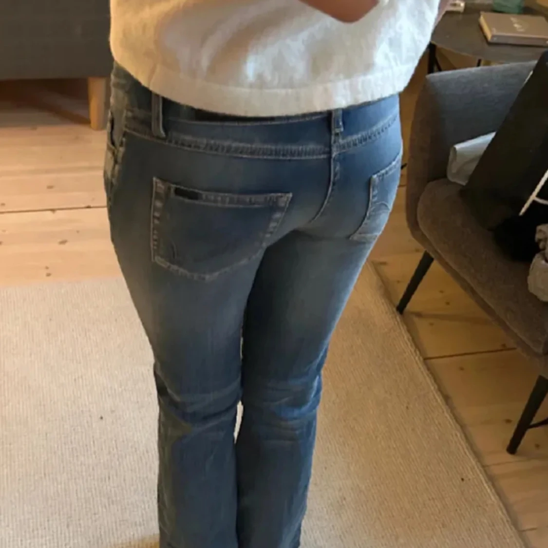 Lågmidjade only jeans