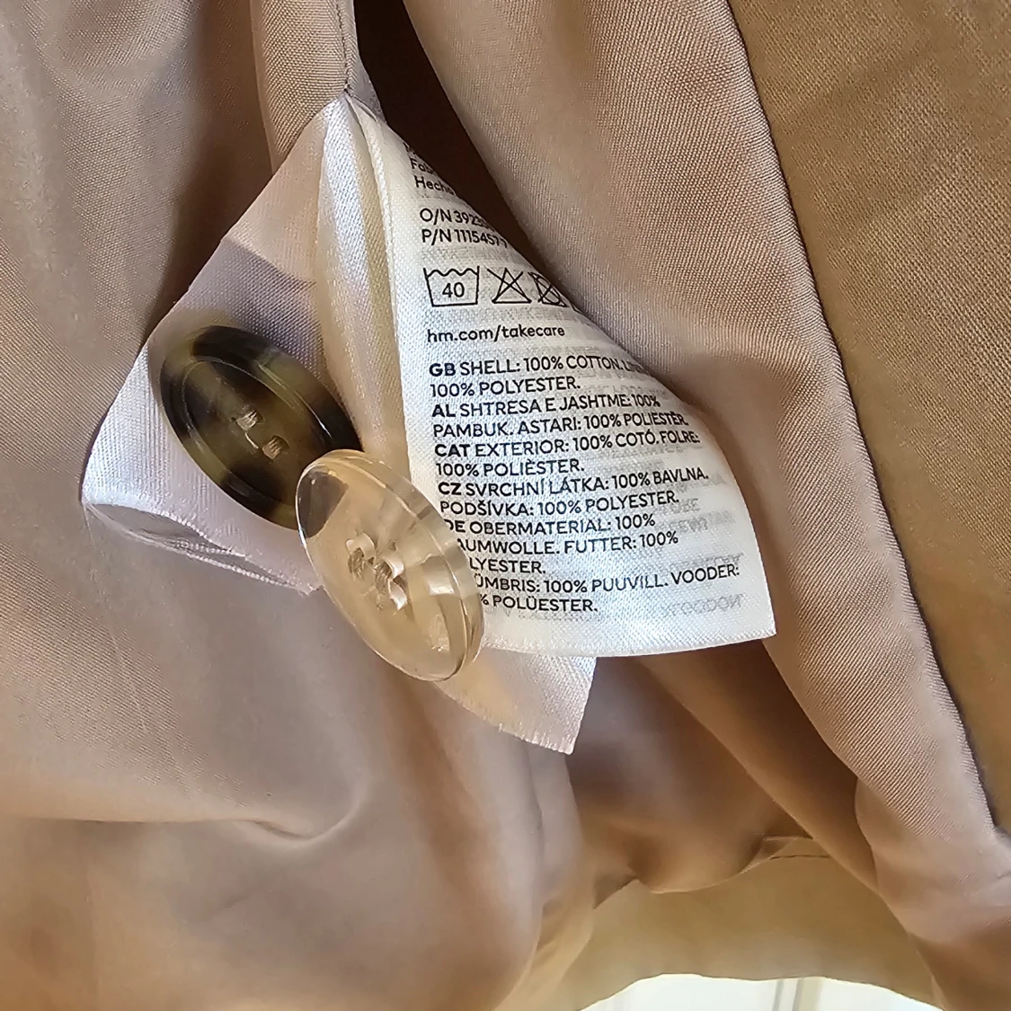 Trenchcoat- Beige  - 91