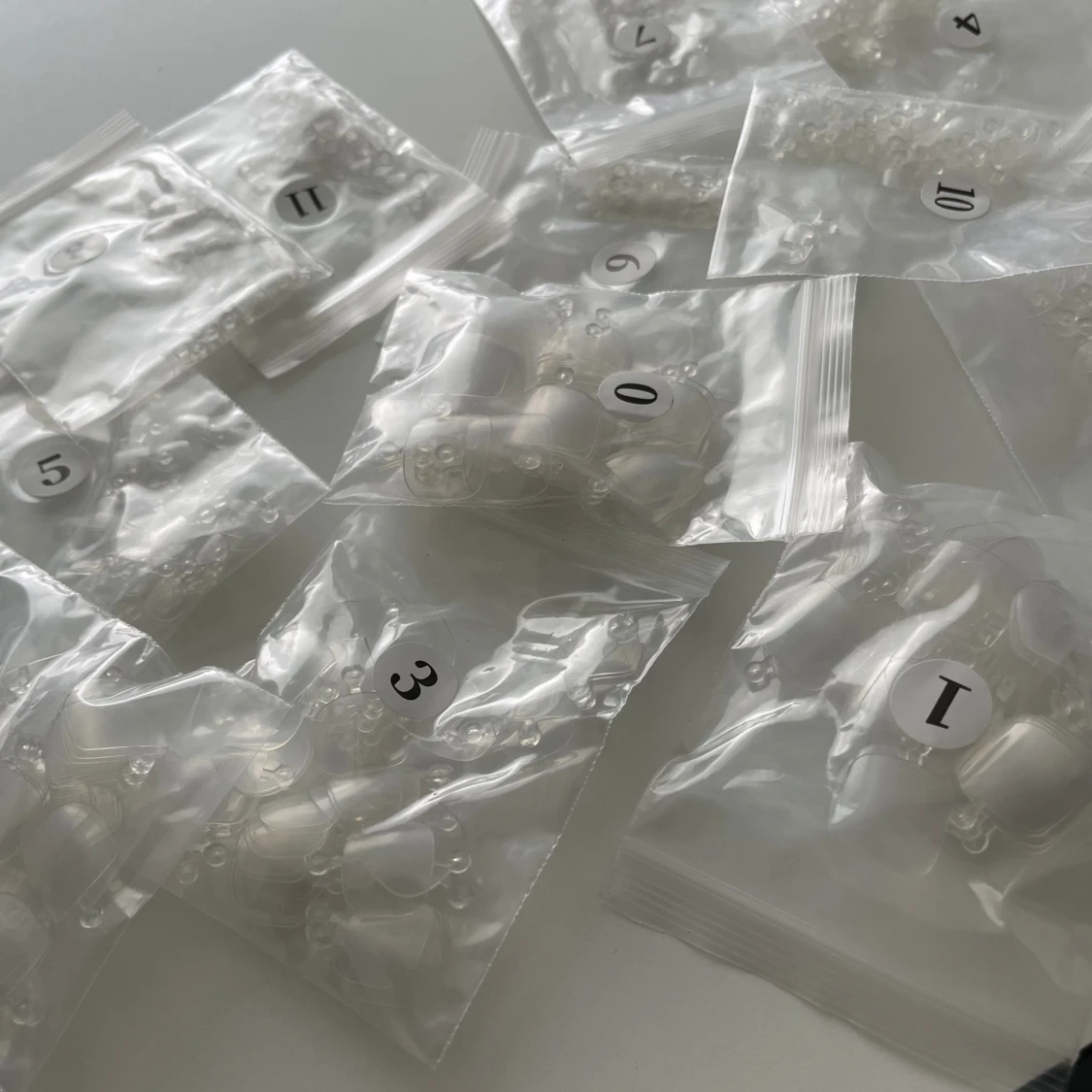 Korta Lösnaglar för tårna - 90