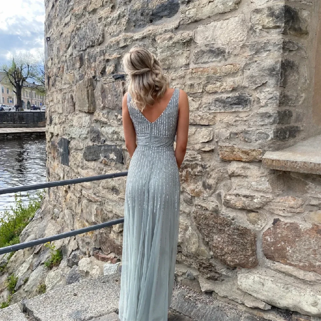 Balklänning lace and beads - 91