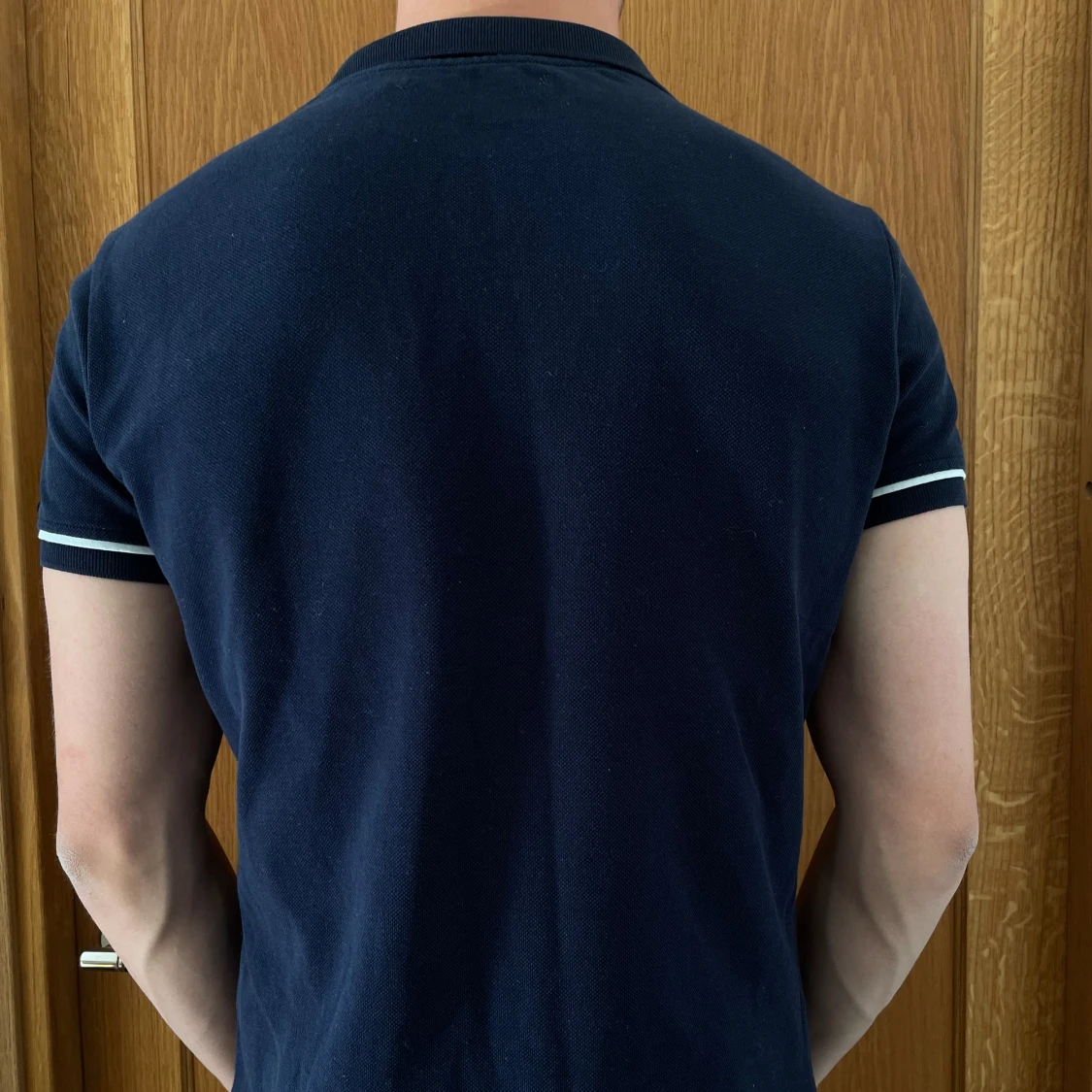 Mörkblå piké - 90